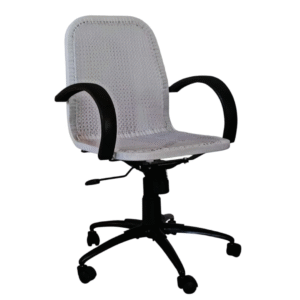 Low Back Wire Chair (White)